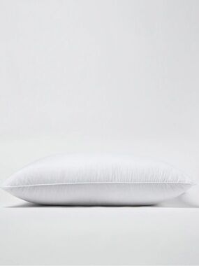 NWOT QUINCE Luxe White Goose Down Pillow Soft/Medium Standard 7252